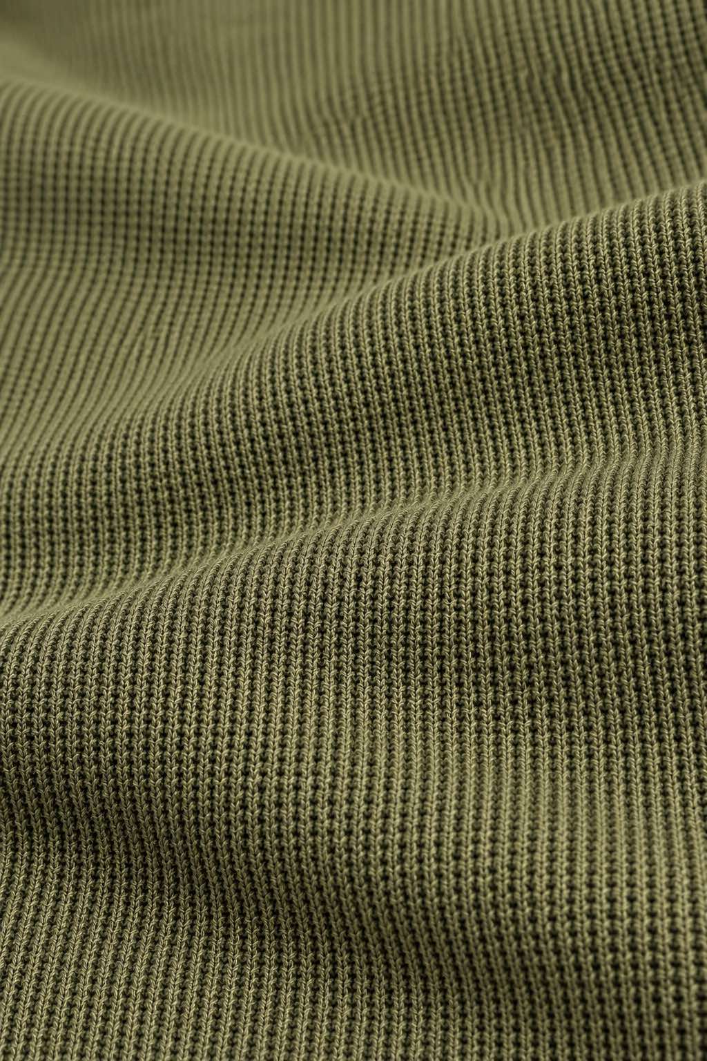 Waffle Knit Sweater Khaki
