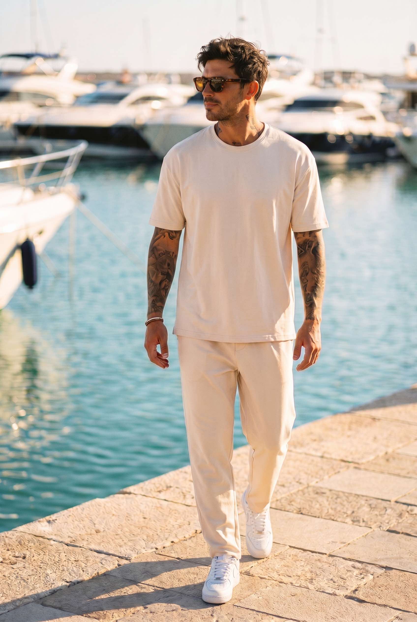 Relaxed Premium t-shirt beige