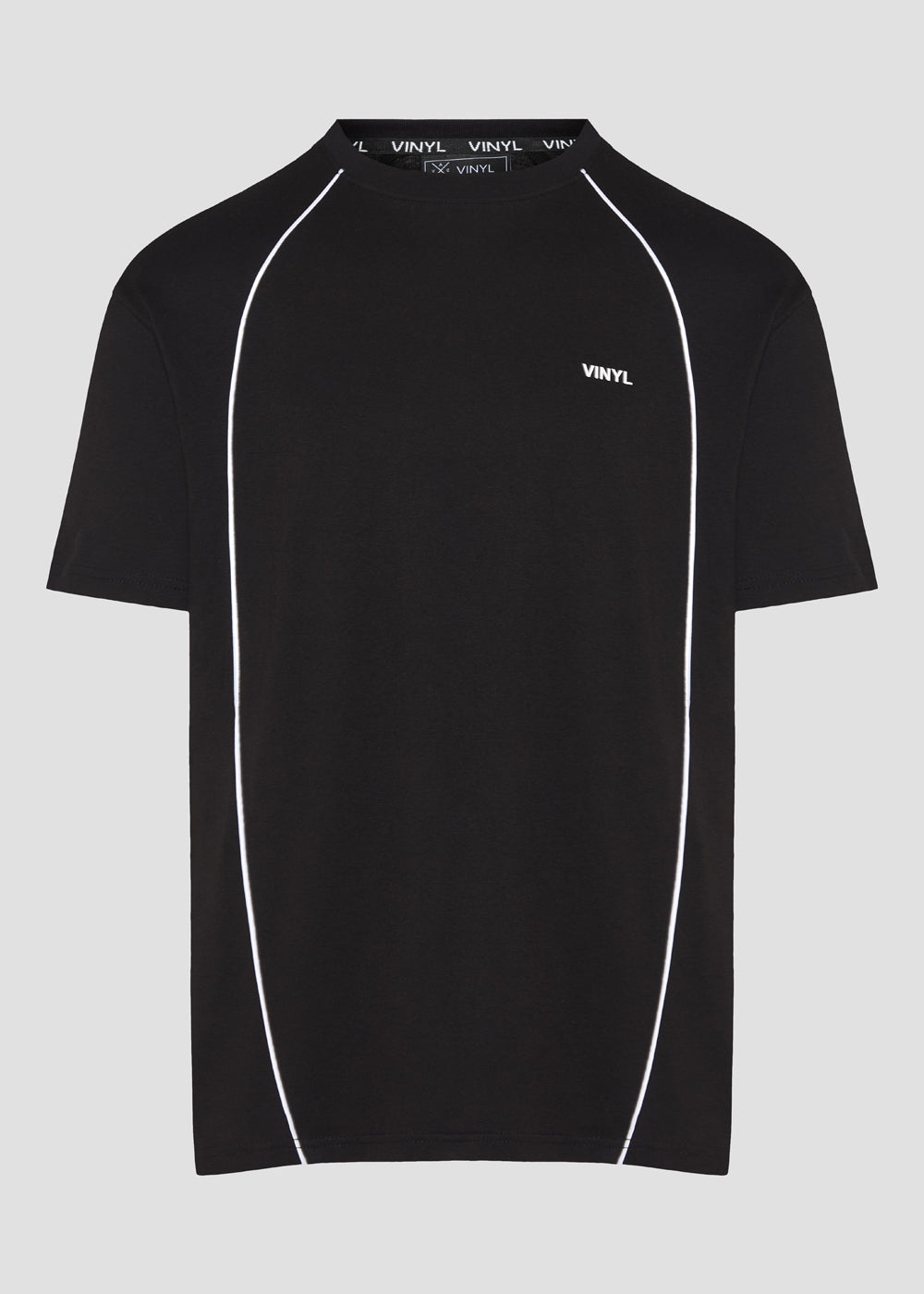 Vinyl T-shirt with white print cotton regular fit - golden aura t-shirt - limited edition