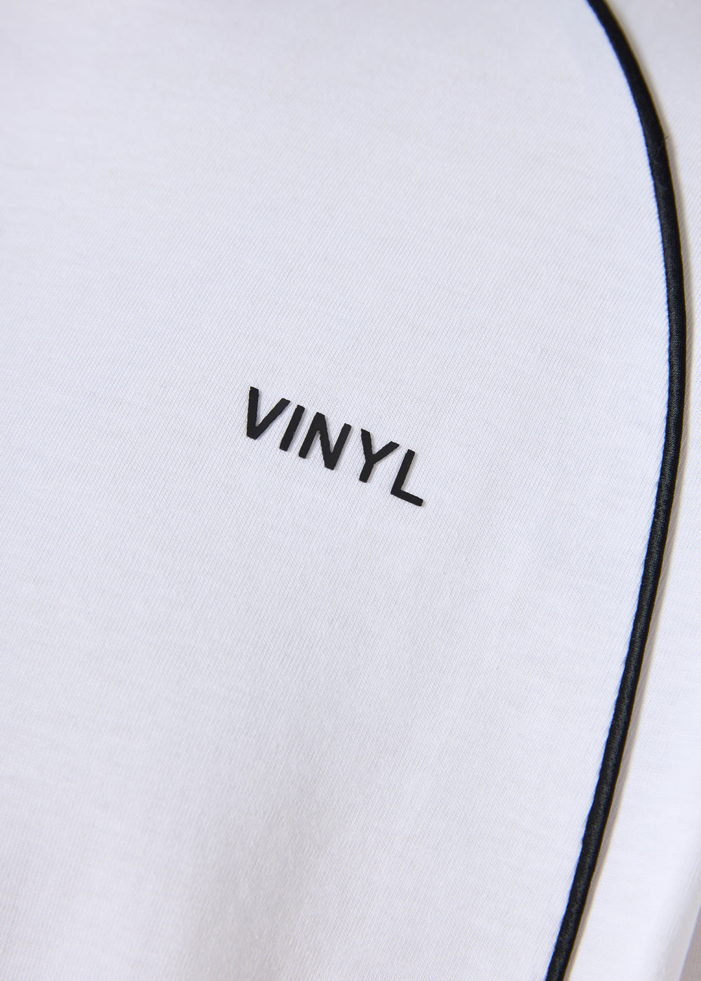 Vinyl T-shirt with white print cotton regular fit - golden aura t-shirt - limited edition