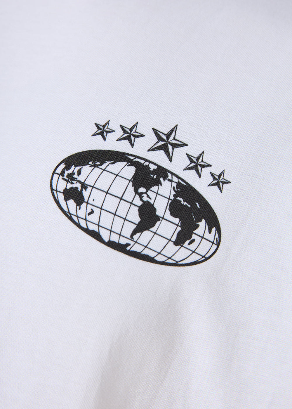 Vinyl T-shirt with white print cotton regular fit - golden aura t-shirt - limited edition