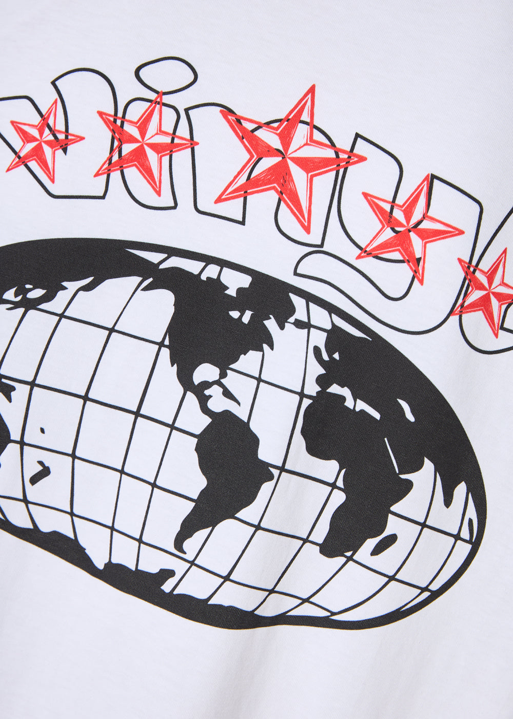 Vinyl T-shirt with white print cotton regular fit - golden aura t-shirt - limited edition