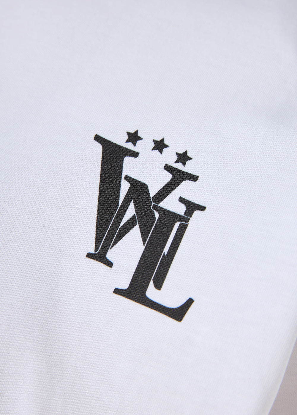 Vinyl T-shirt with white print cotton regular fit - golden aura t-shirt - limited edition