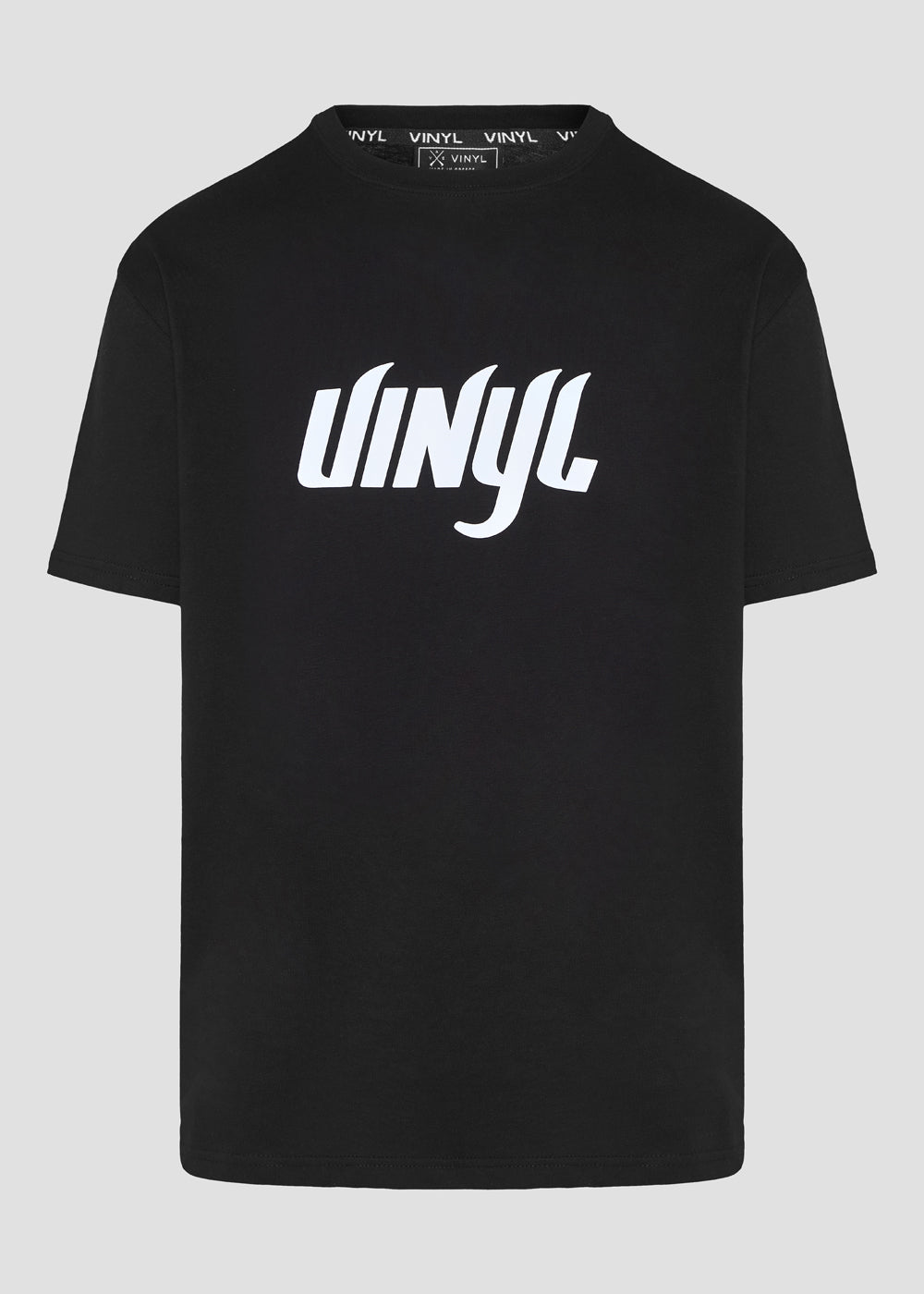 Vinyl T-shirt with white print cotton regular fit - golden aura t-shirt - limited edition