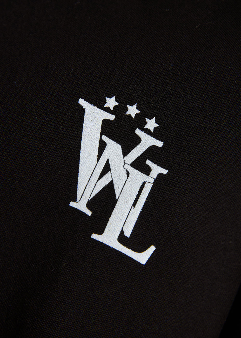 Vinyl T-shirt with white print cotton regular fit - golden aura t-shirt - limited edition