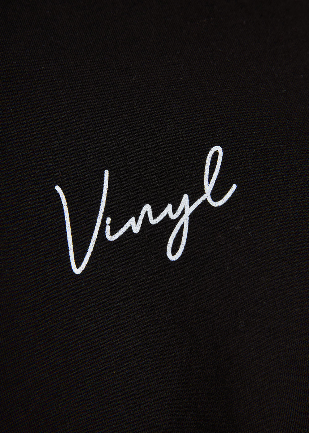 Vinyl T-shirt with white print cotton regular fit - golden aura t-shirt - limited edition