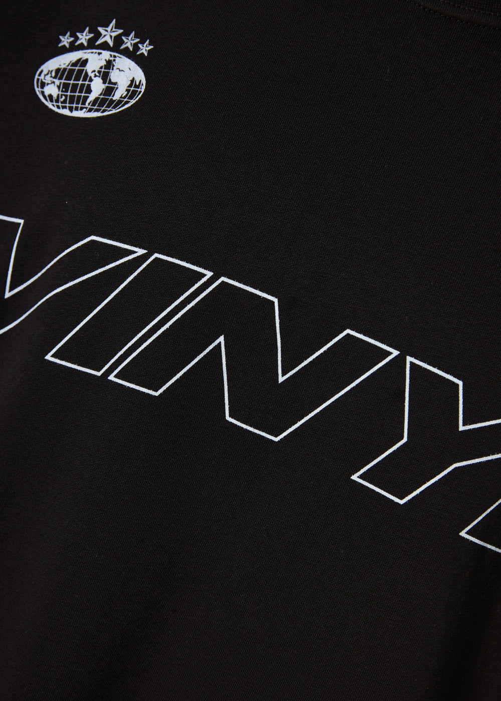 Vinyl T-shirt with white print cotton regular fit - golden aura t-shirt - limited edition