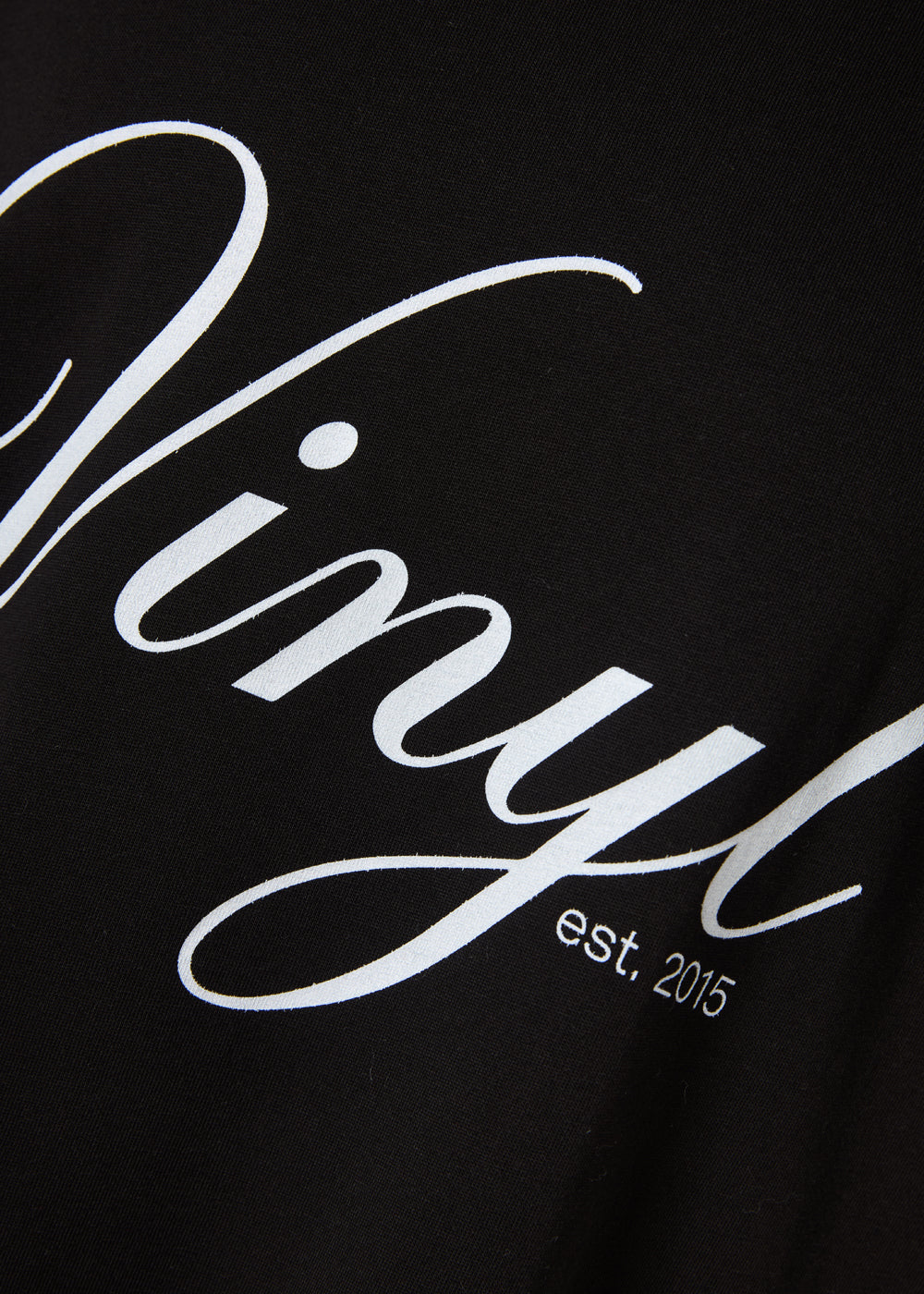 Vinyl T-shirt with white print cotton regular fit - golden aura t-shirt - limited edition