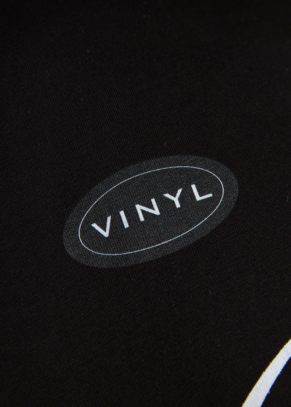 Vinyl T-shirt with white print cotton regular fit - golden aura t-shirt - limited edition