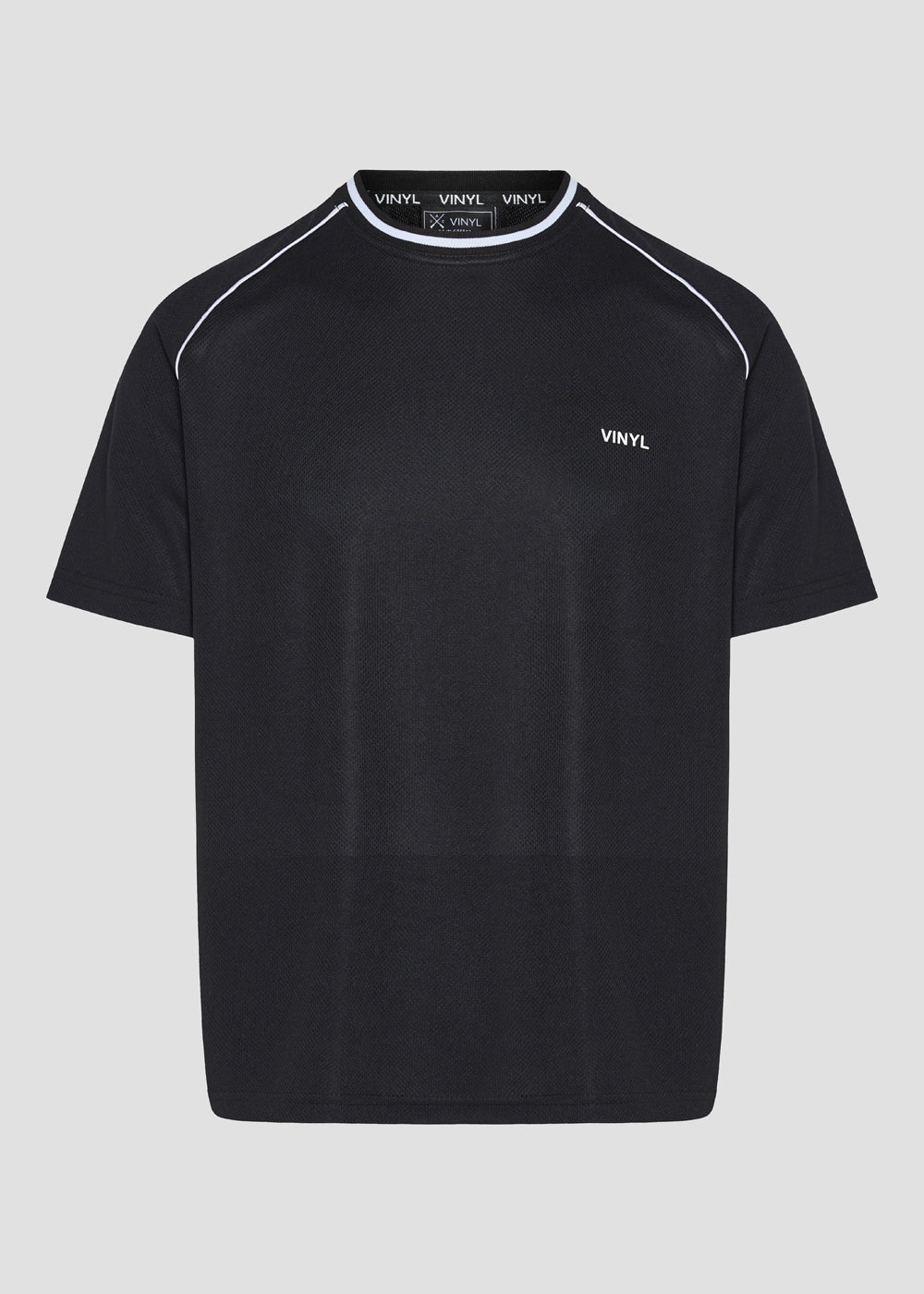 Vinyl T-shirt with white print cotton regular fit - golden aura t-shirt - limited edition