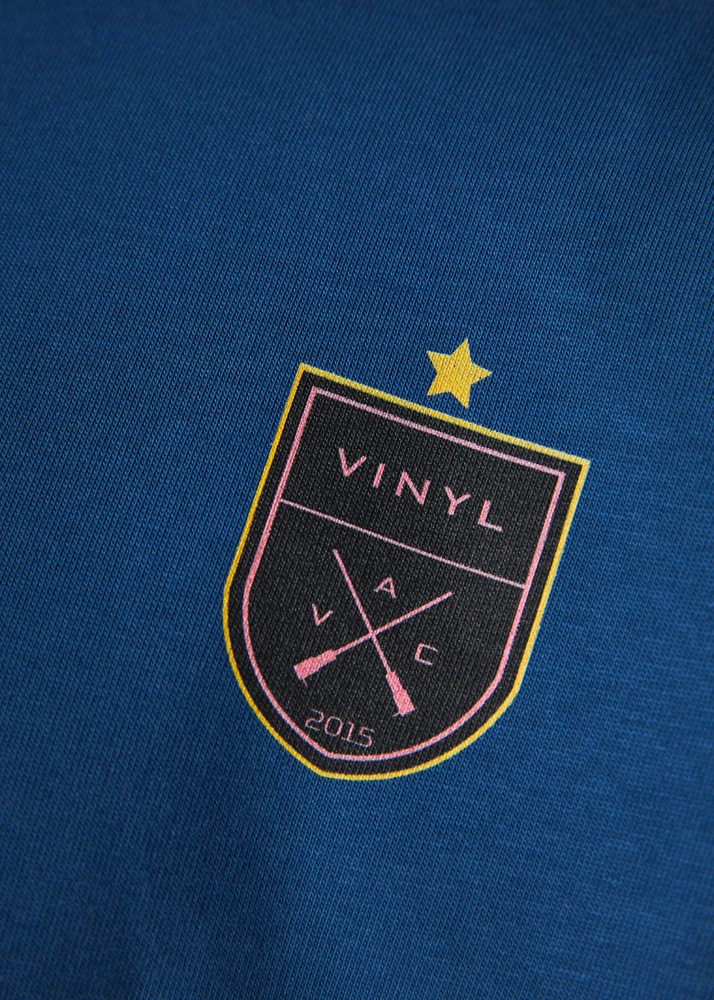 Vinyl T-shirt with white print cotton regular fit - golden aura t-shirt - limited edition