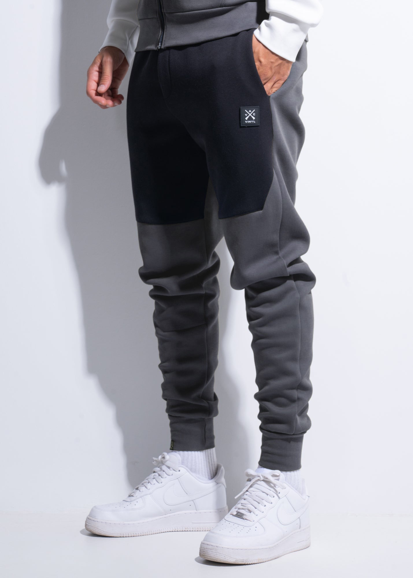Vinyl φορμα τεχνικο φουτερ multicolor polyester regular fit - tech premium fabric multicolored pants