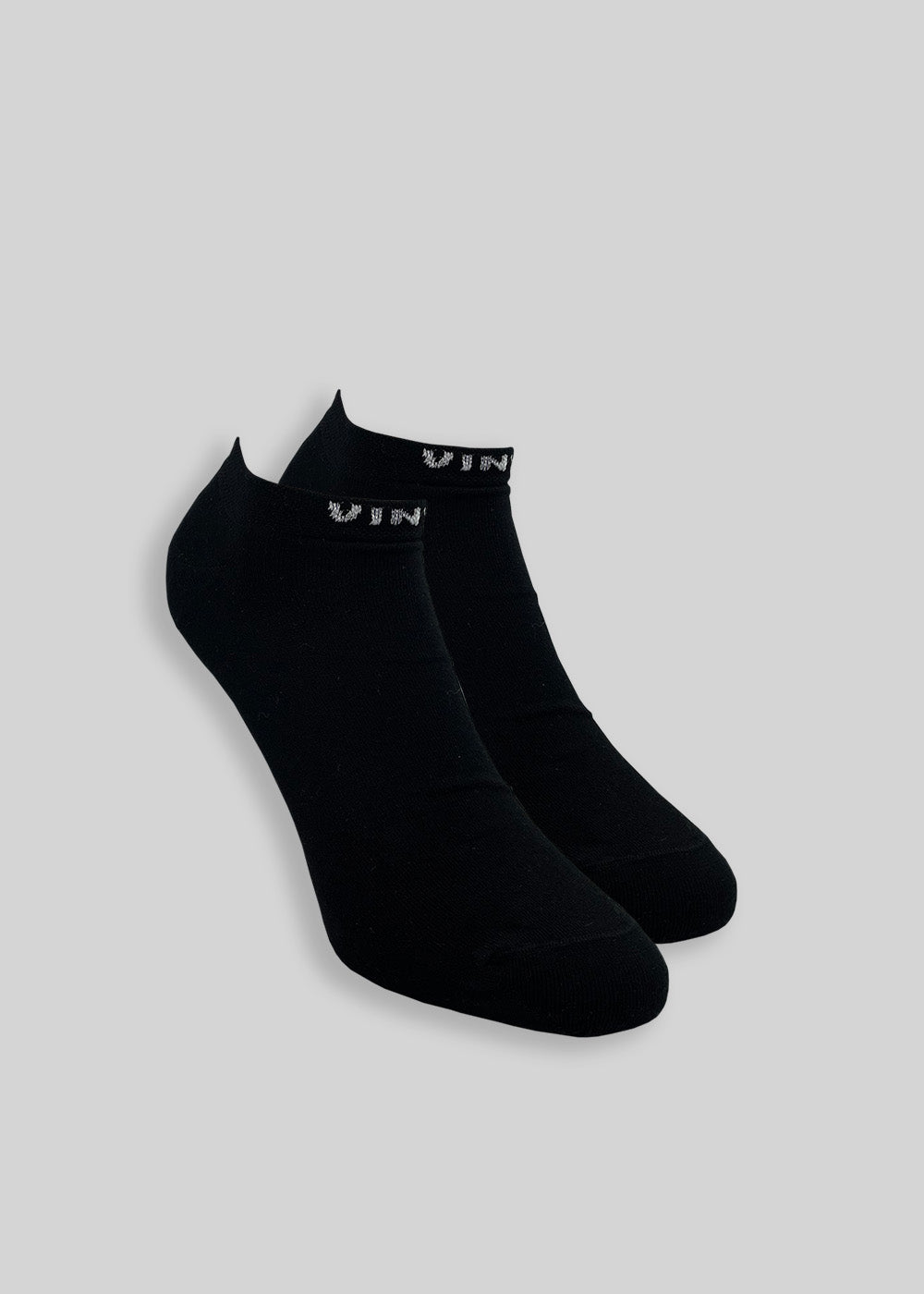 Vinyl socks with logo, black