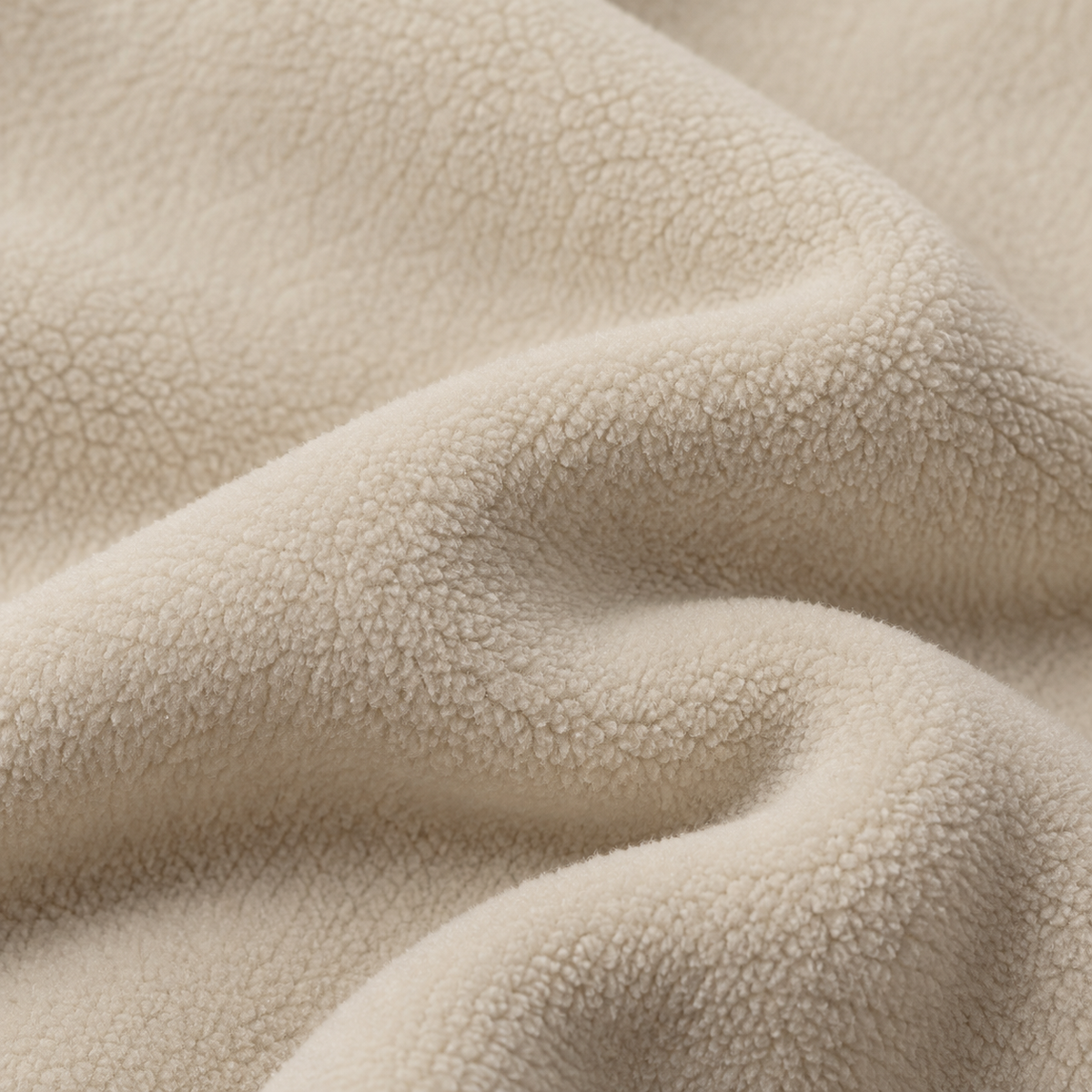 Essential Half-Zip Fleece white