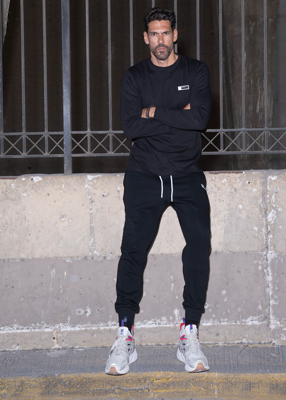 Vinyl μπλουζα μακρυμανικη cotton regular fit ανδρικη