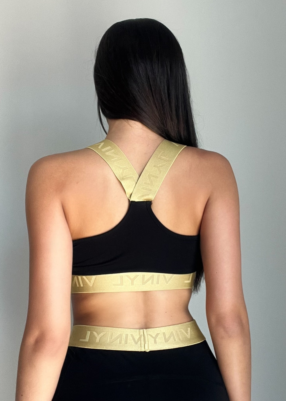 Vinyl μπουστακι με λαστιχο μαυρο polyester regular fit γυναικειο