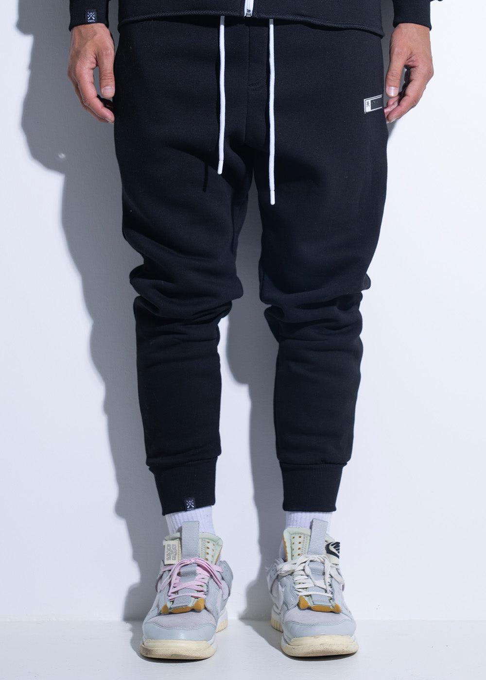 Vinyl φορμα μαυρη χωρις χνουδι cotton regular fit ανδρικη