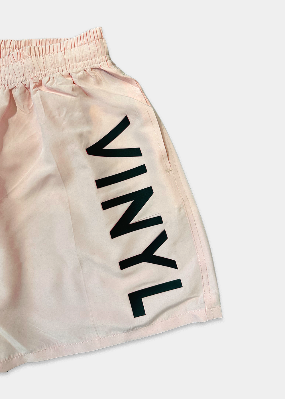 Vinyl μαγιο ροζ - side logo midi swim boxer
