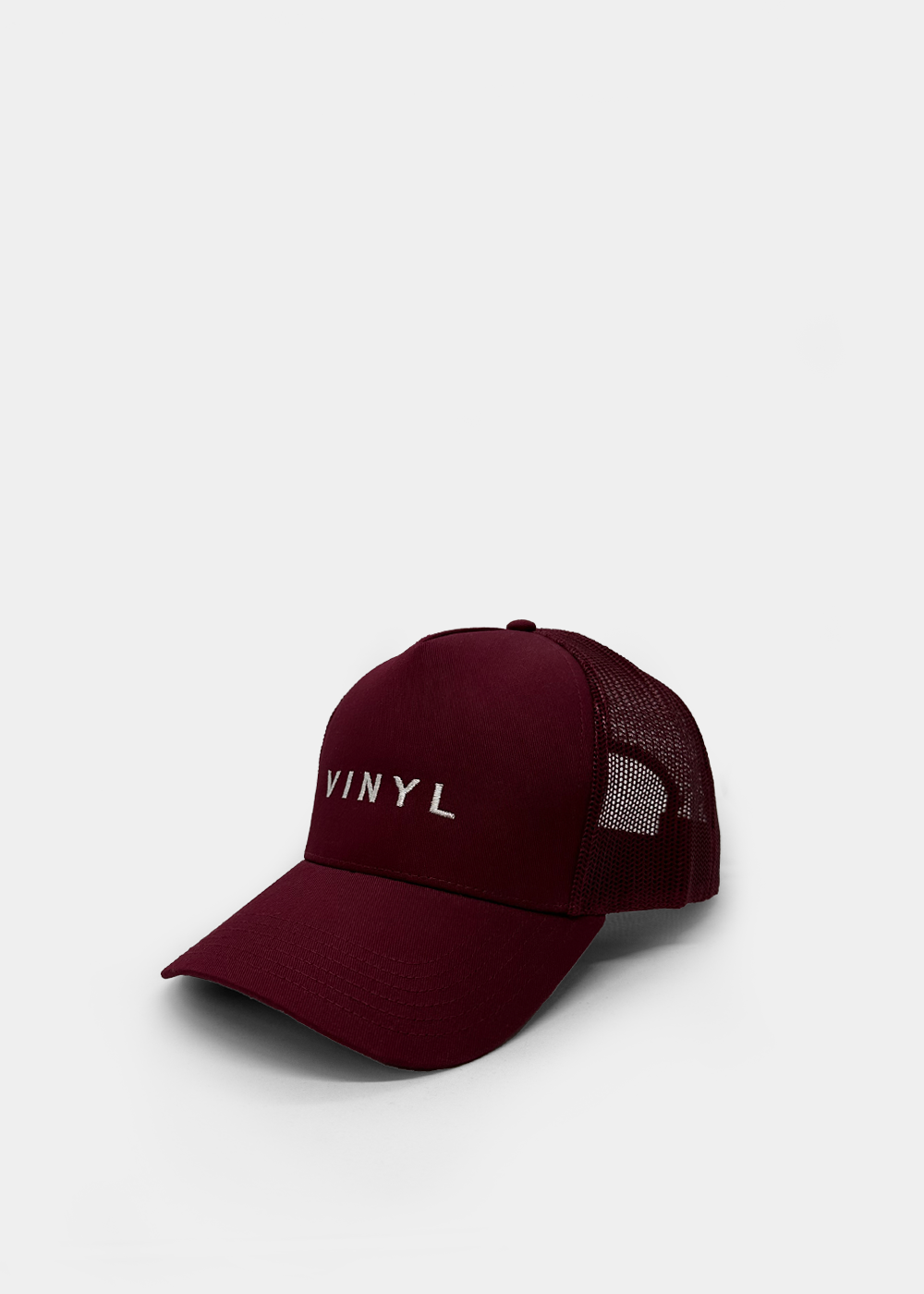 Vinyl καπελο μπορντο με κεντημα - crafted logo baseball cap