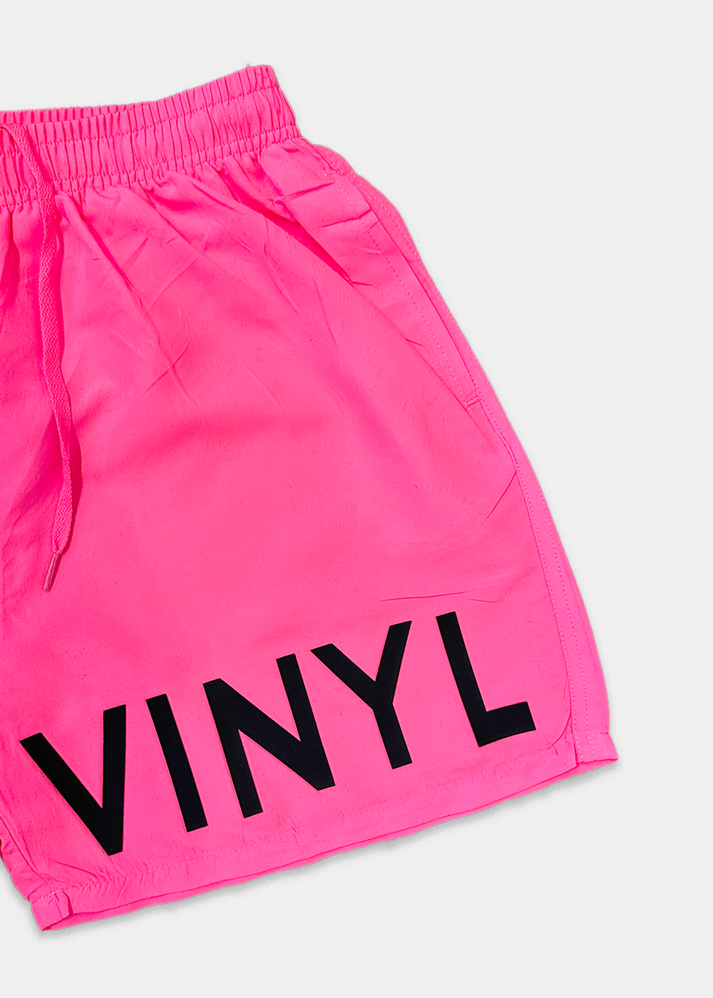 Vinyl μαγιο φουξια - logo midi swim boxer