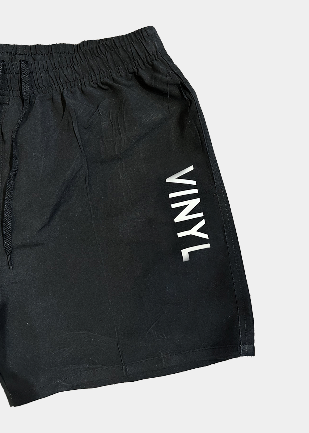 Vinyl μαγιο μαυρο - minimal side logo midi swim boxer