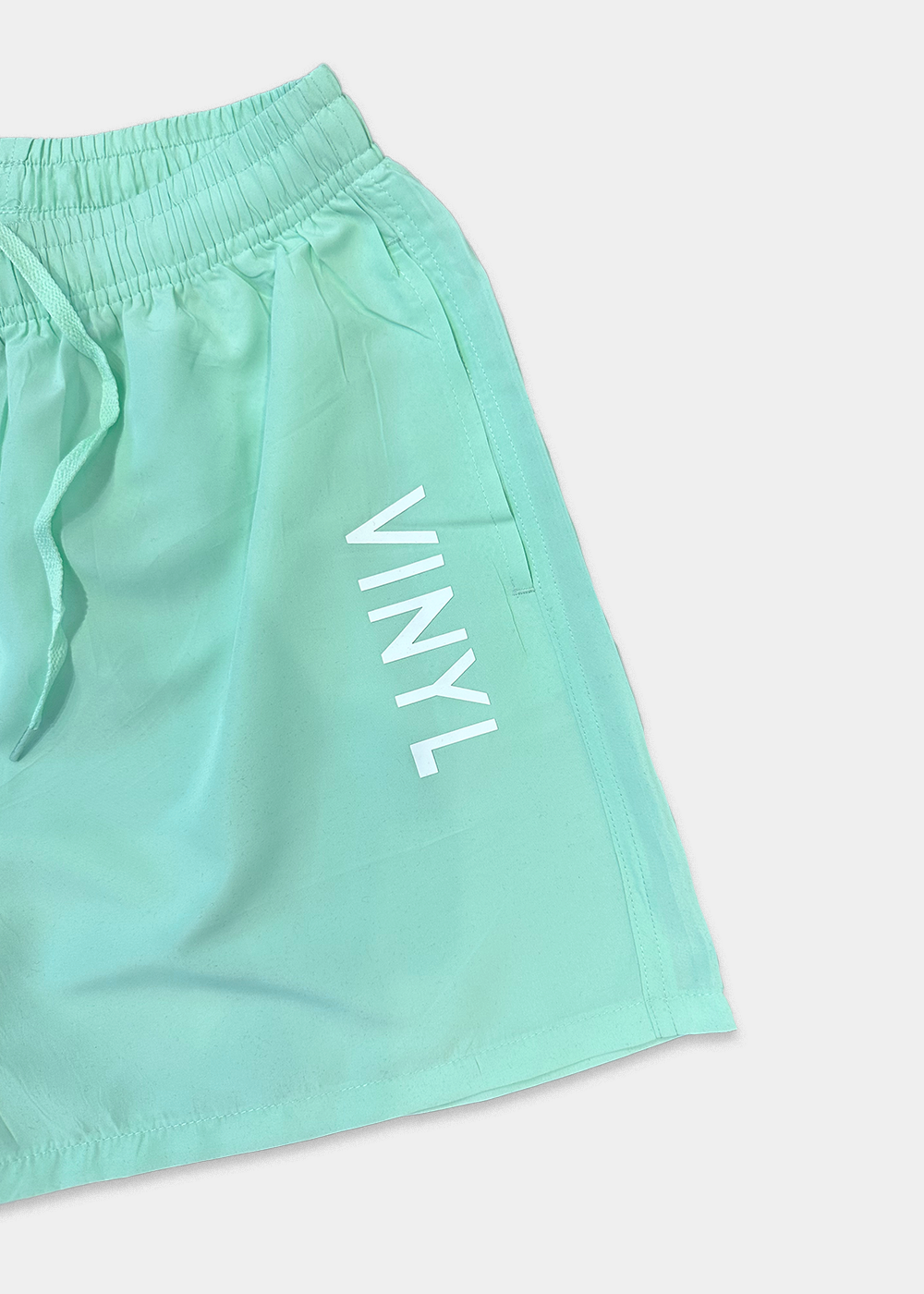 Vinyl μαγιο μεντα - minimal side logo midi swim boxer