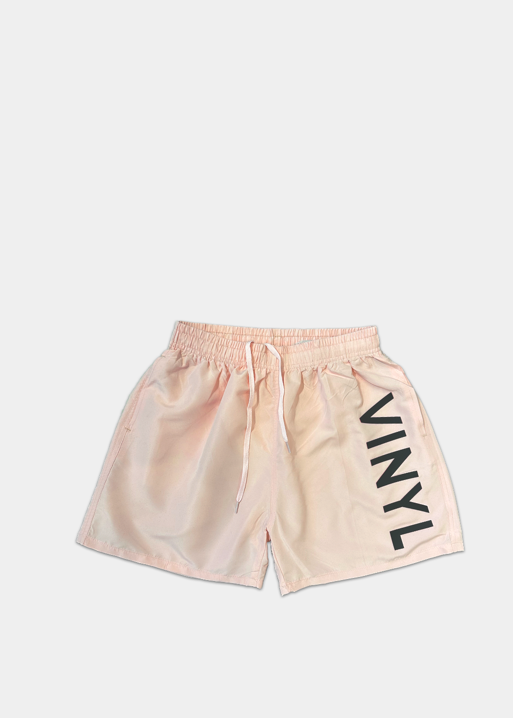 Vinyl μαγιο ροζ - side logo midi swim boxer