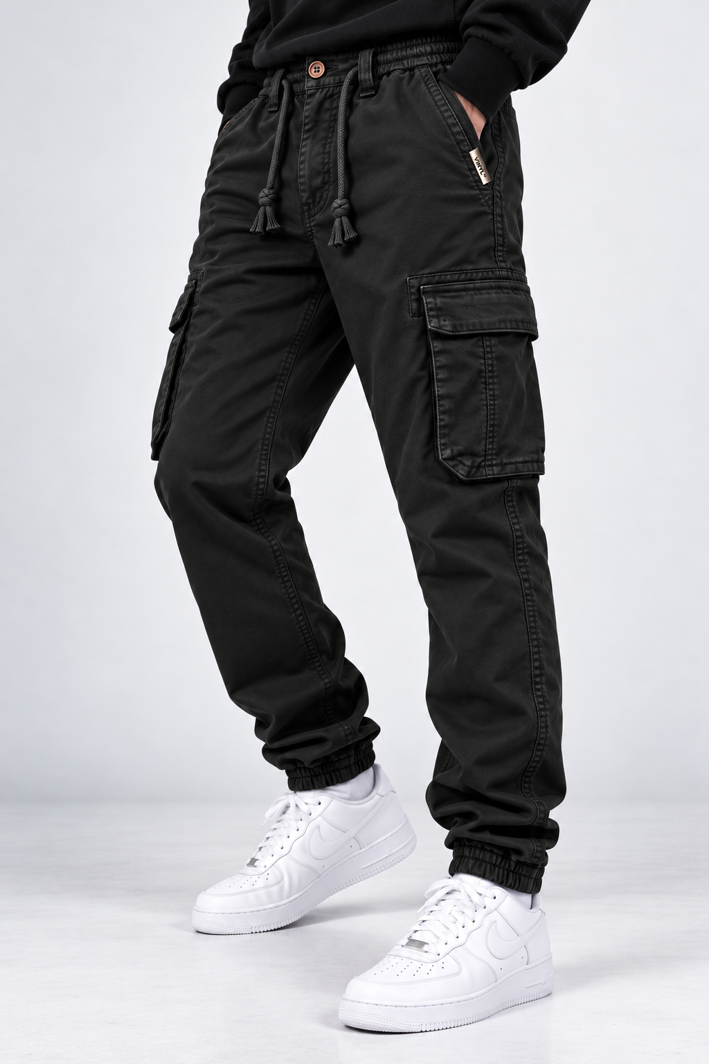 Utility Cargo Joggers black