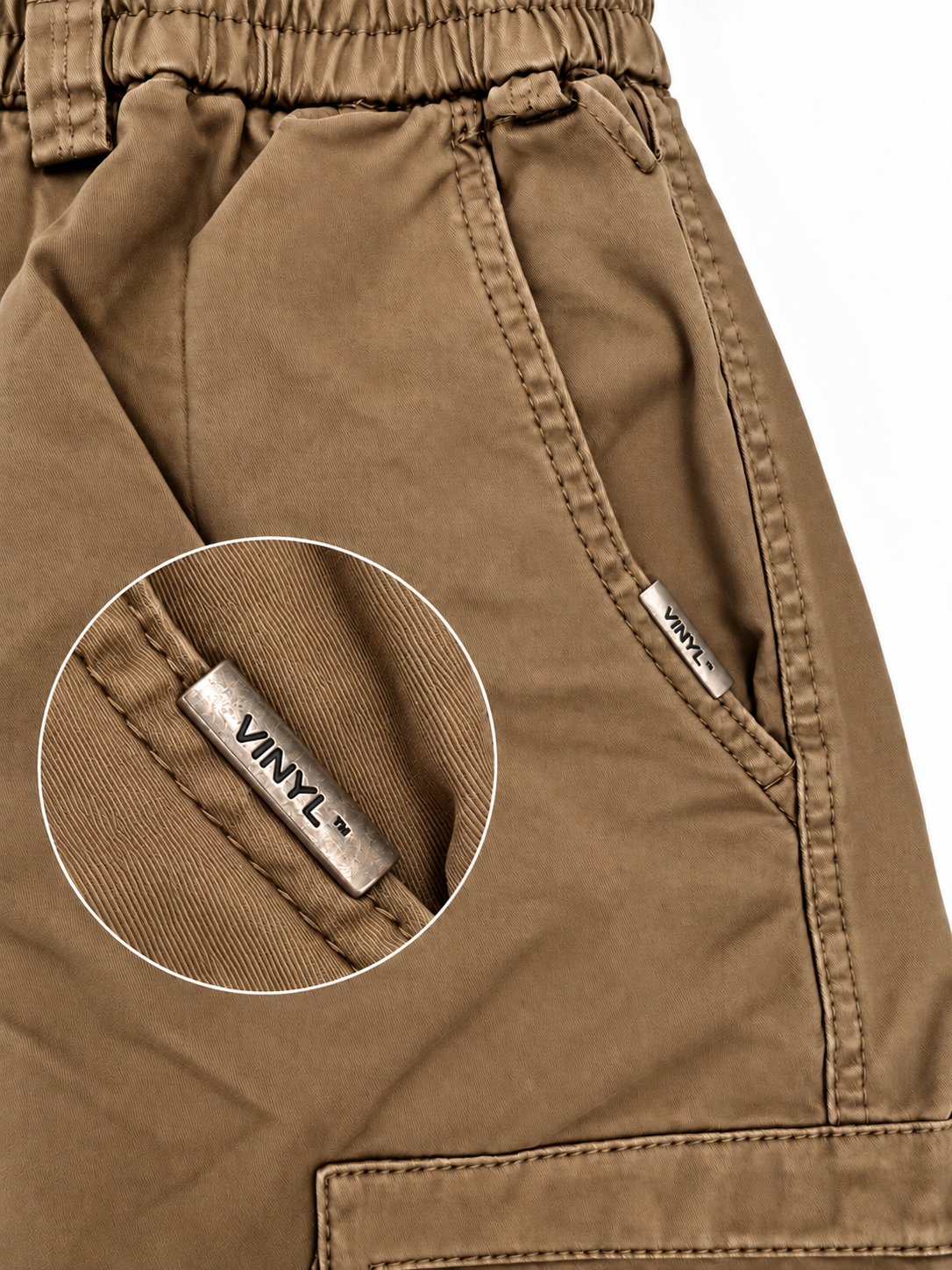 Utility Cargo Joggers camel