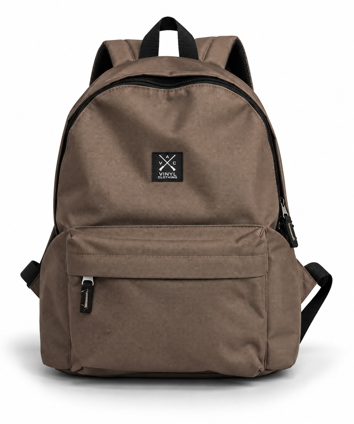 VINYL Brown backpack - Backpack vinyl