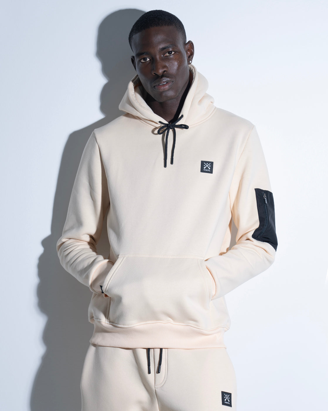 Vinyl φουτερ ιβουαρ cotton regular fit ανδρικο