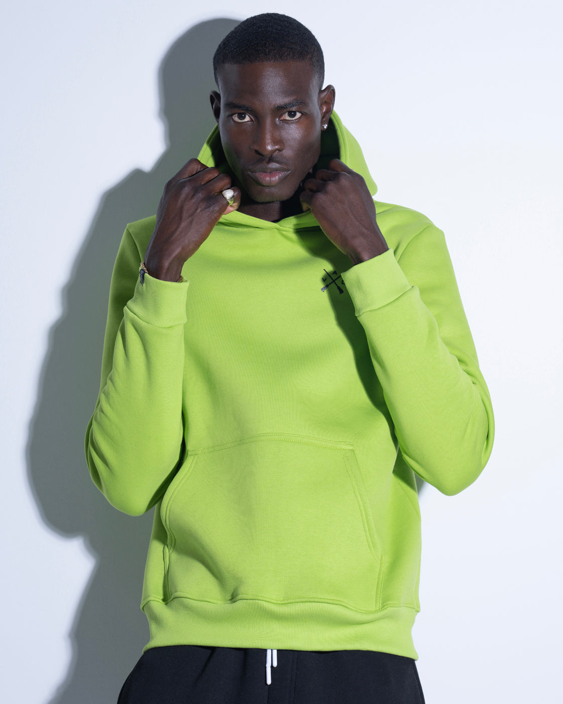 Vinyl φουτερ με τυπωμα πρασινο cotton regulat fit ανδρικο