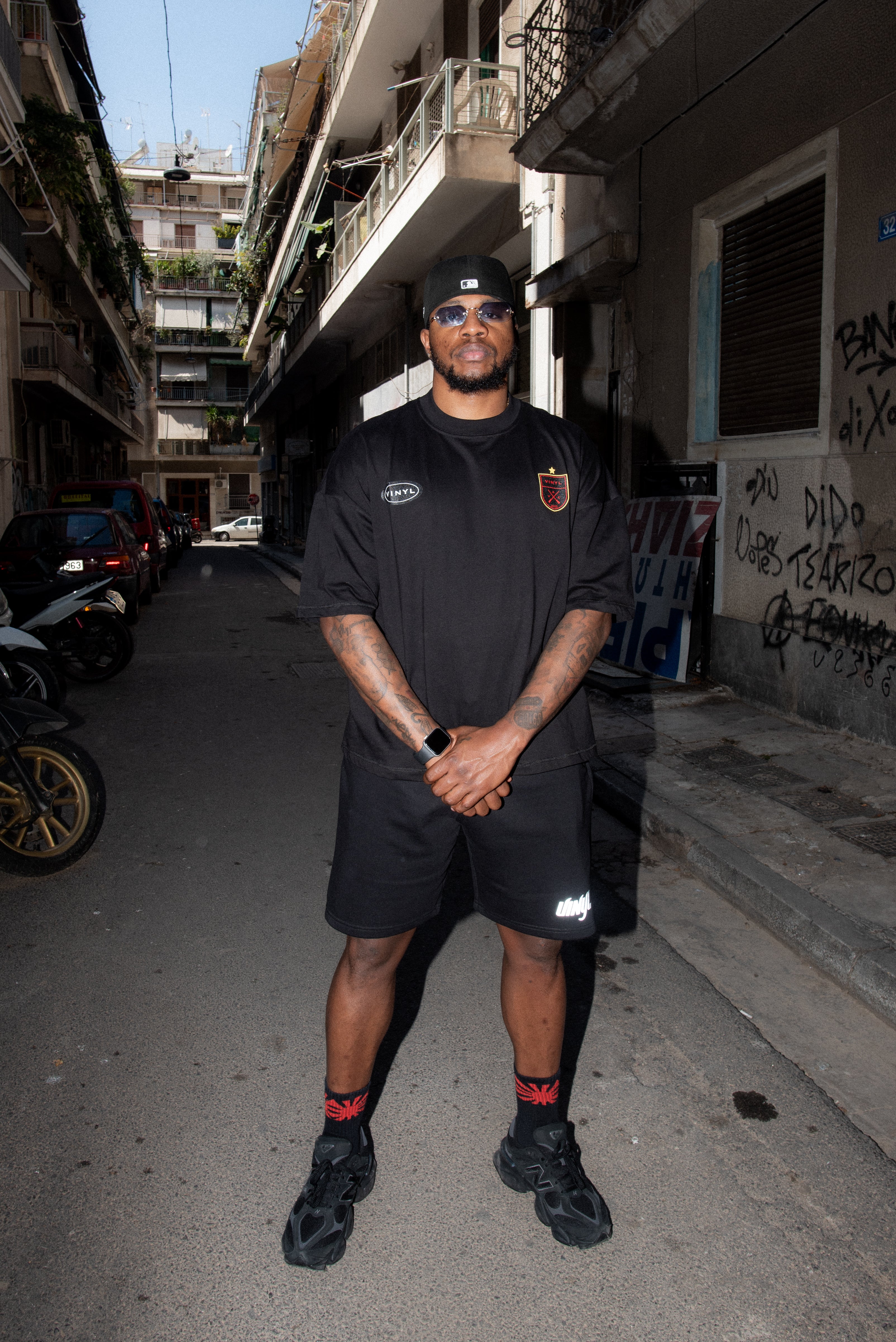 Prime horizon t-shirt black - oversized fit