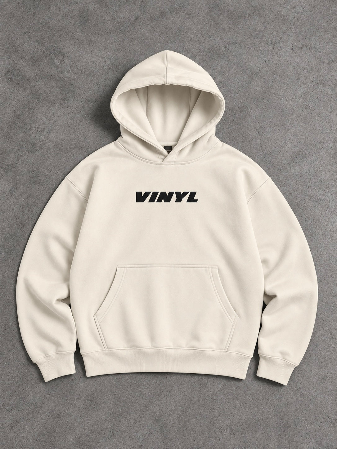 Classic printed hoodie white