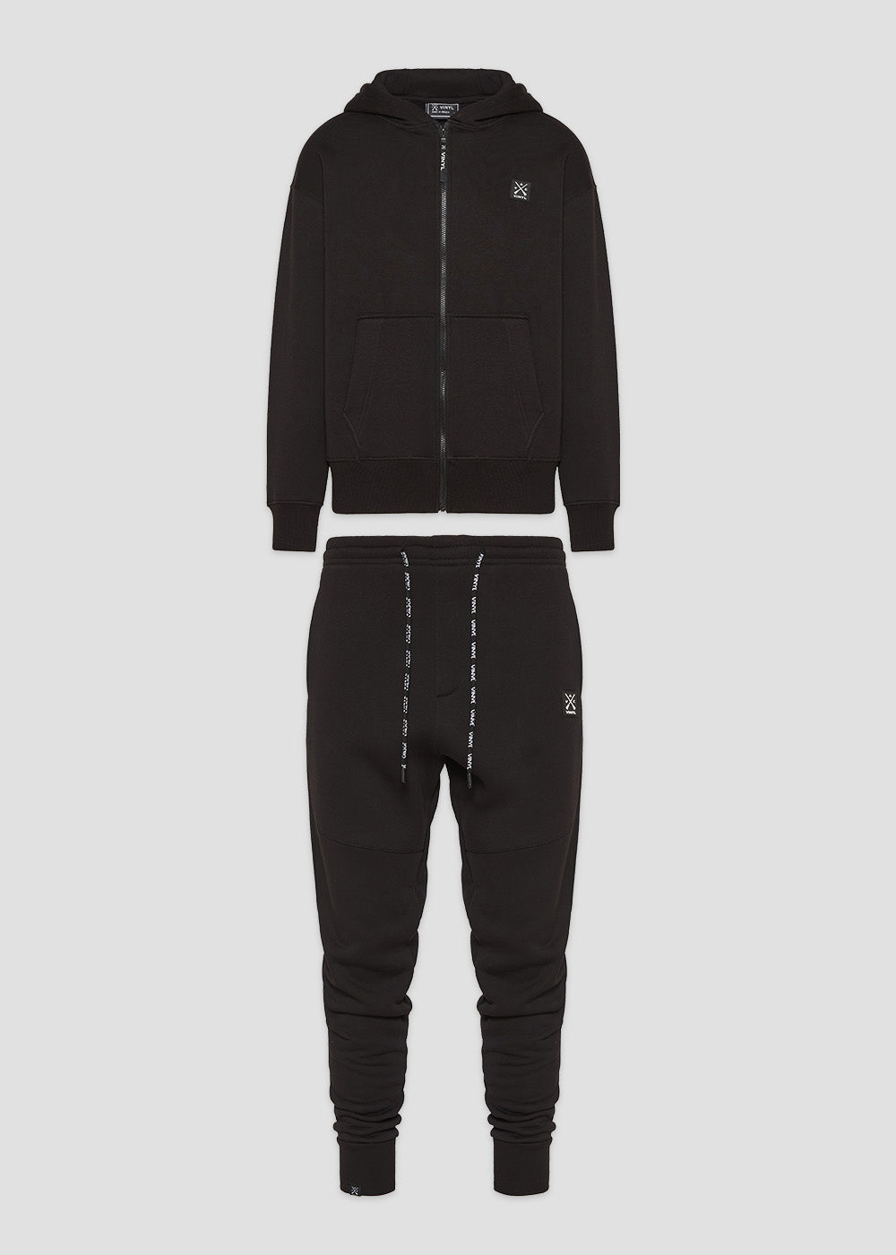 Vinyl σετ ζακετα και φορμα - off duty black set