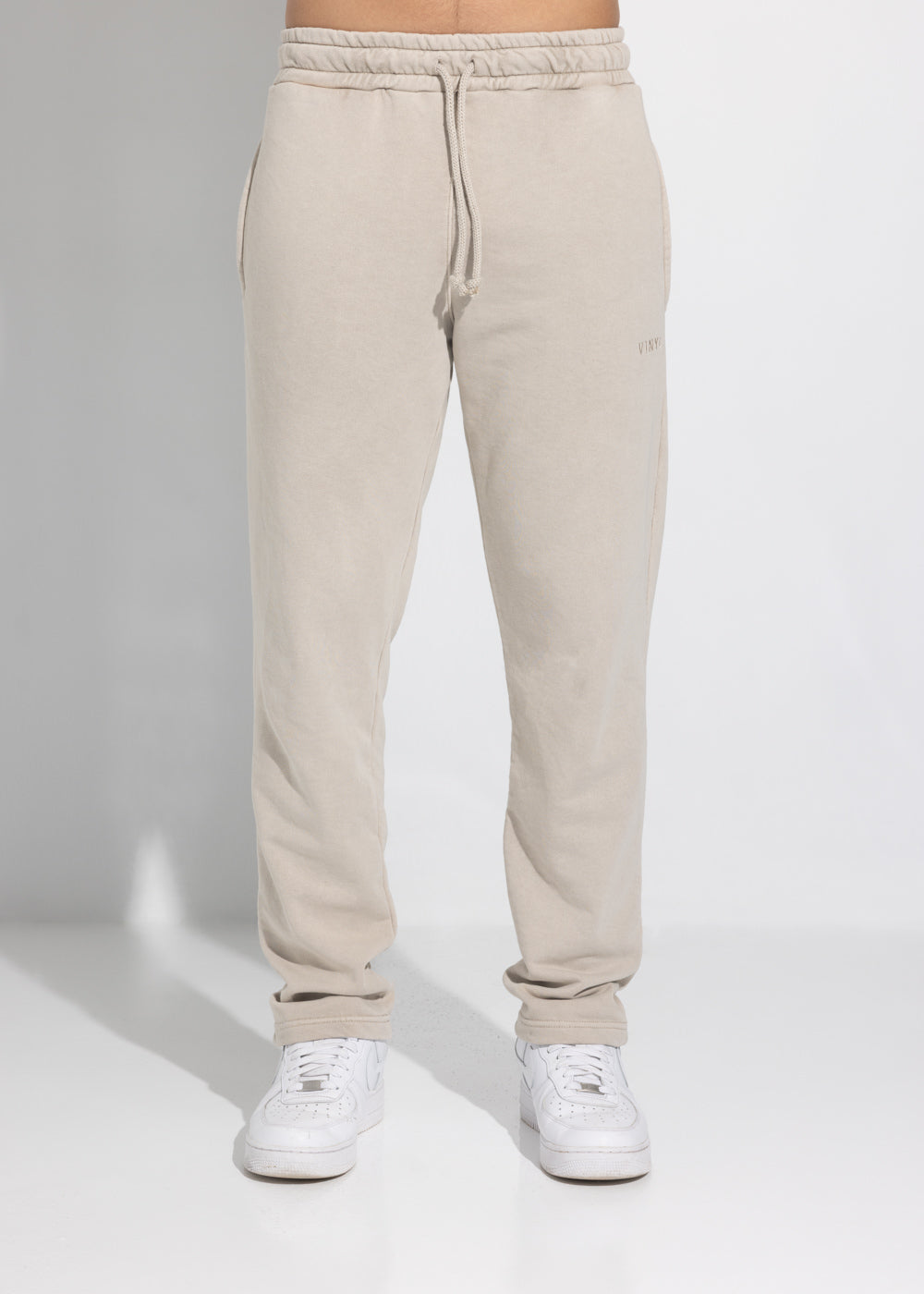 Vinyl φορμα μπεζ cotton χωρις χνουδι loose fit - premium washed sweatpant