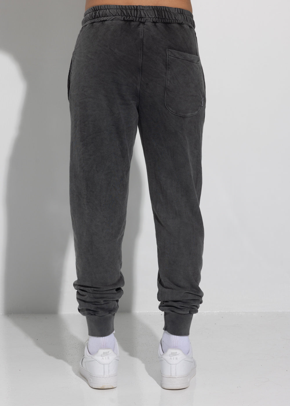 Vinyl φορμα μαυρη cotton χωρις χνουδι loose fit - premium washed jogger