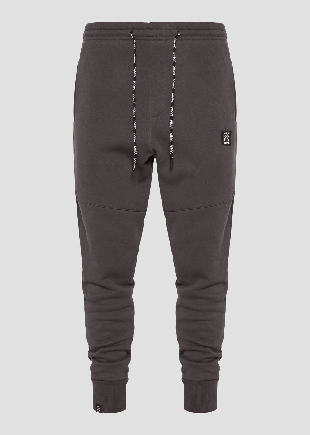 Vinyl φορμα παντελονι γκρι μονόχρωμο cotton regular fit - core sweatpants