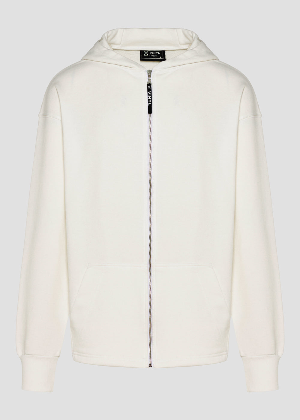 Vinyl ζακετα λευκη premium cotton oversized - signature move jacket