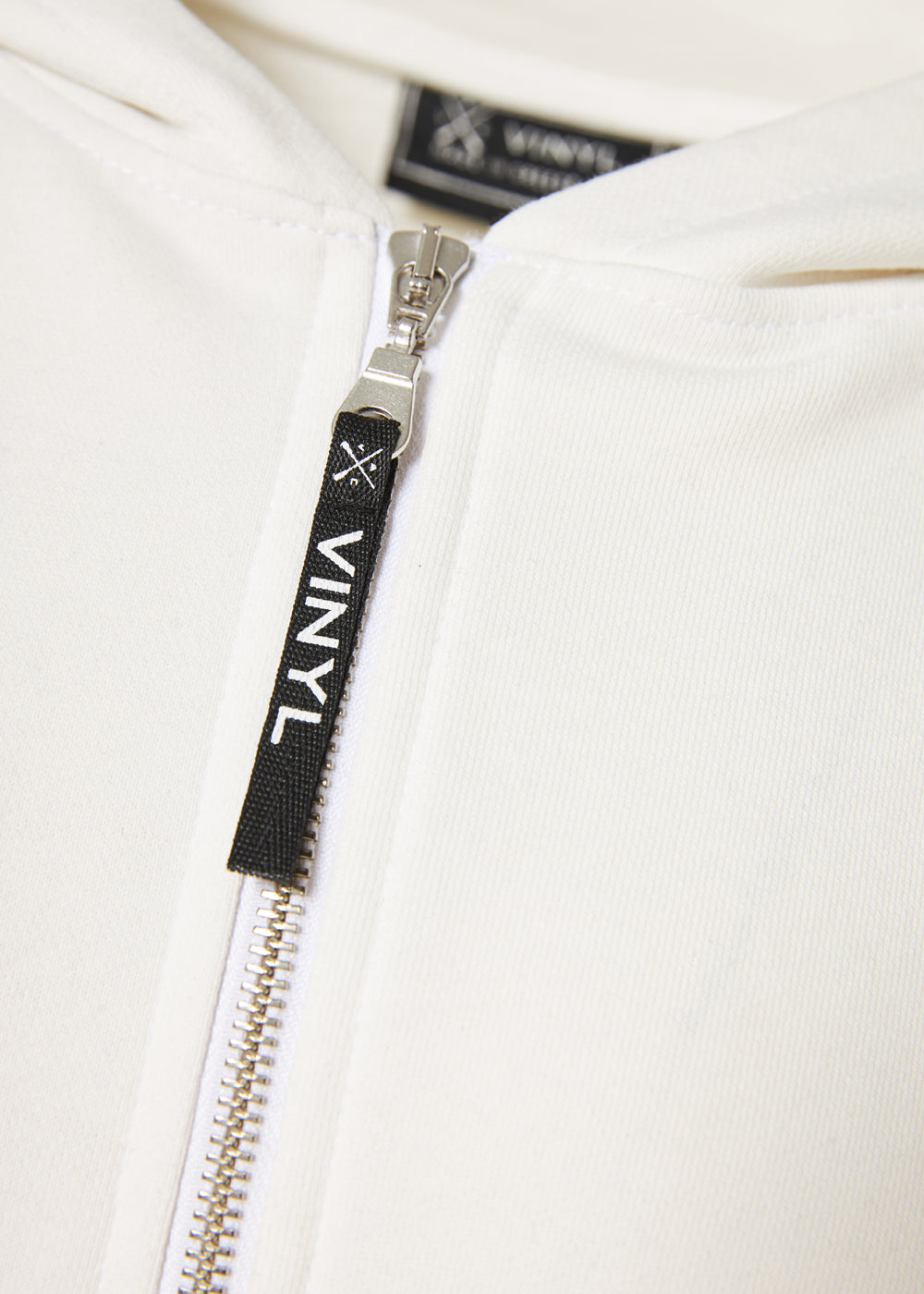 Vinyl ζακετα λευκη premium cotton oversized - signature move jacket