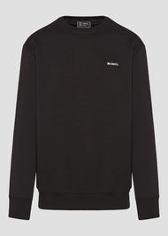 Vinyl φουτερ μαυρο χωρις κουκουλα cotton regular fit - insignia sweatshirt