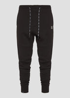 Vinyl φορμα παντελονι μαυρο μονόχρωμο cotton regular fit - core sweatpants
