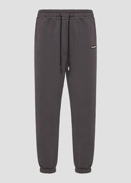 Vinyl φορμα παντελονι γκρι cotton relaxed fit - emblem sweatpants
