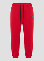 Vinyl φορμα παντελονι κοκκινο cotton relaxed fit - emblem sweatpants