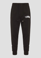 Vinyl φορμα παντελονι μαυρο με patch cotton regular fit - puff logo sweatpants
