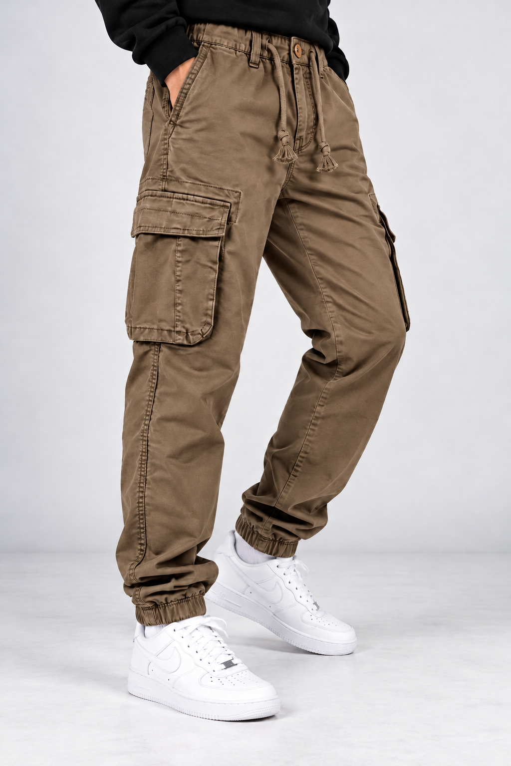 Utility Cargo Joggers camel