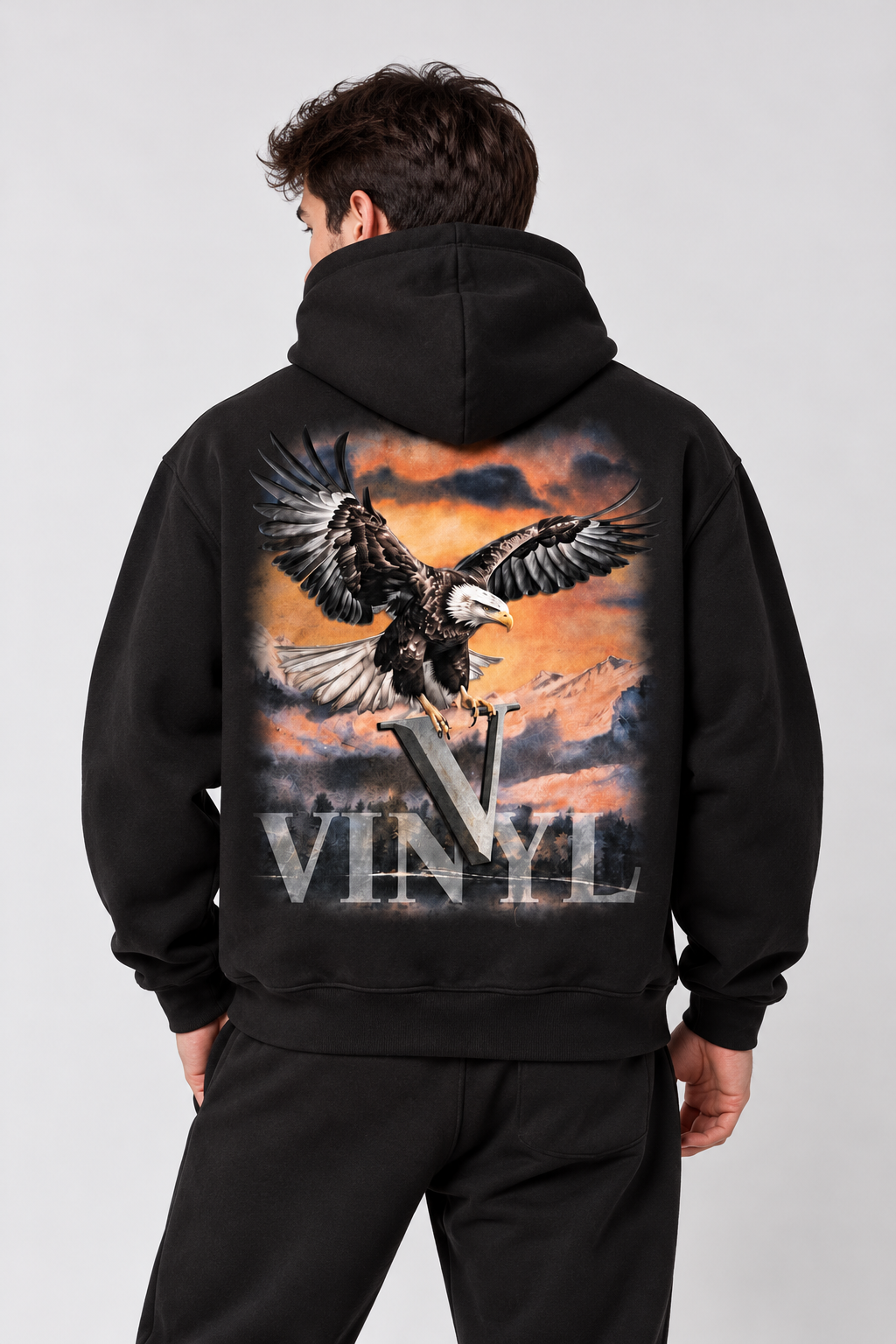 Eagle hoodie black