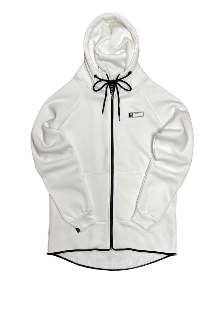 Vinyl ζακετα λευκη cotton regular fit ανδρικη