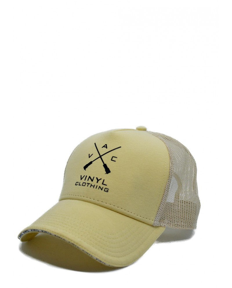 Vinyl καπελο με λογοτυπο μπεζ