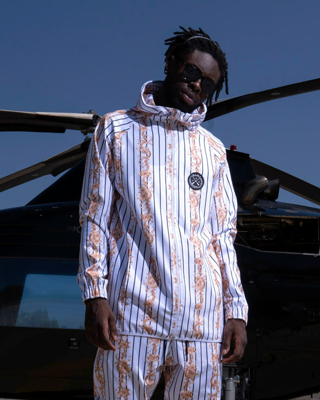 Vinyl ζακετα εμπριμε polyester regular fit ανδρικη